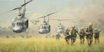 "First Boots on the Ground" - William S. Phillips - Vietnam Aviation Art